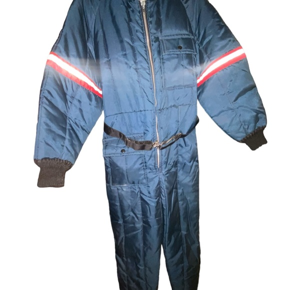 Vtg 1970s JC Penny Snowmobile Snowsuit Jumpsuit Coveralls 70s Womens 12-14 - Picture 4 of 9